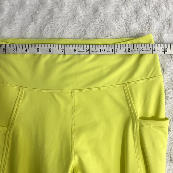 NEW Free People Movement Bright Yellow Boho Wonderland Warmth Run Leggings M - Picture 8 of 11